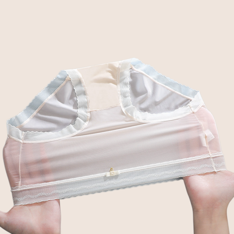 여성 아이스 무흔 얇은 미디엄 허리 팬티