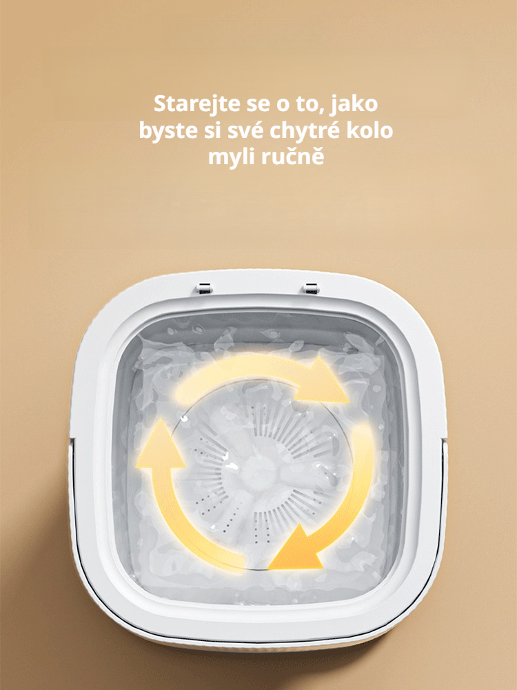 Velkokapacitní vylepšená modrá domácí pračka vše v jednom