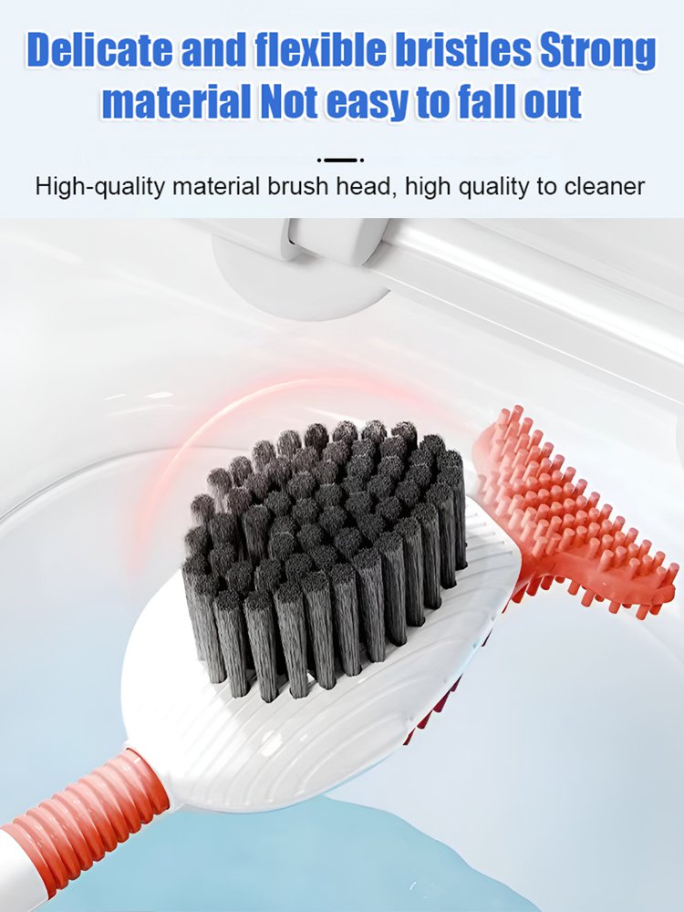 Suction Cup Liquid-Adding Toilet Brush