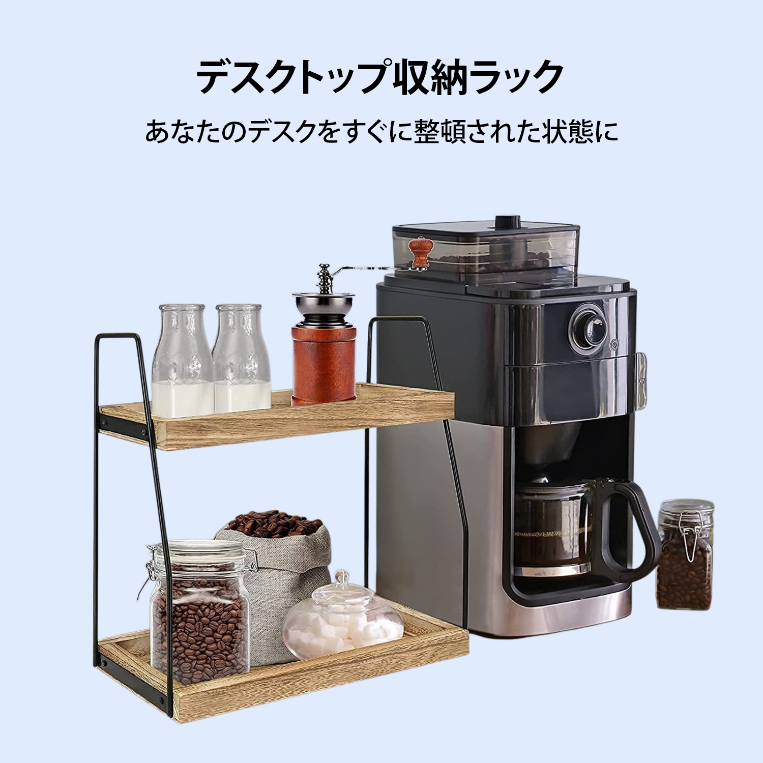 二重層バスルーム収納ラックデスクトップラックキッチンスパイス収納収納ラック収納ラック