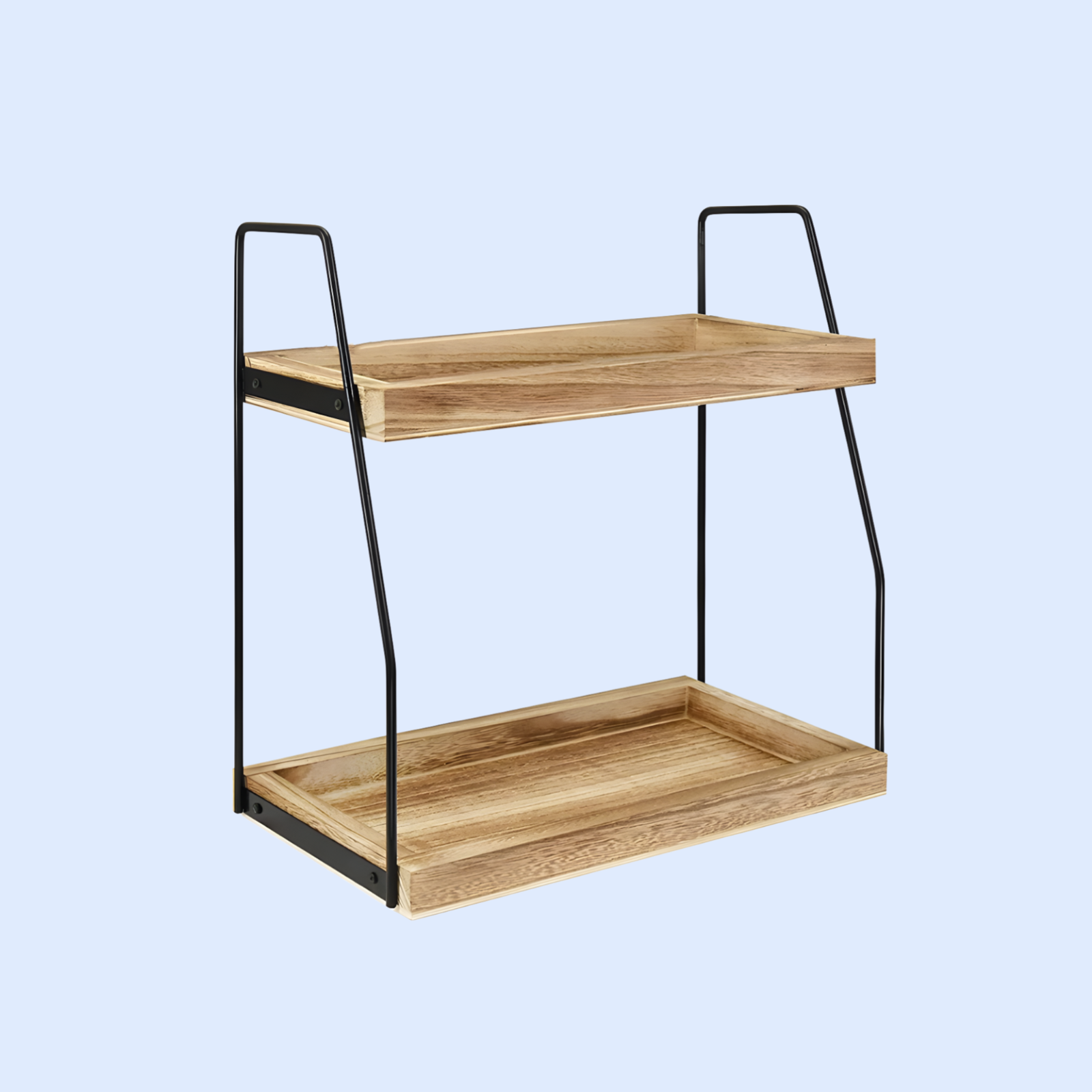 二重層バスルーム収納ラックデスクトップラックキッチンスパイス収納収納ラック収納ラック