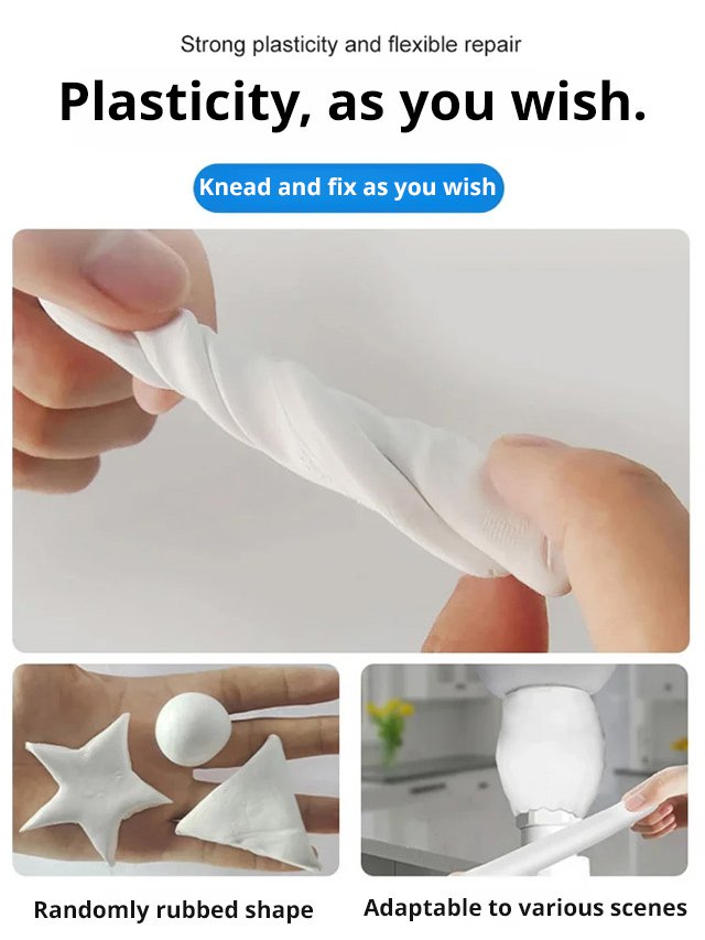 Multi-functional plastic steel clay iron repair adhesive