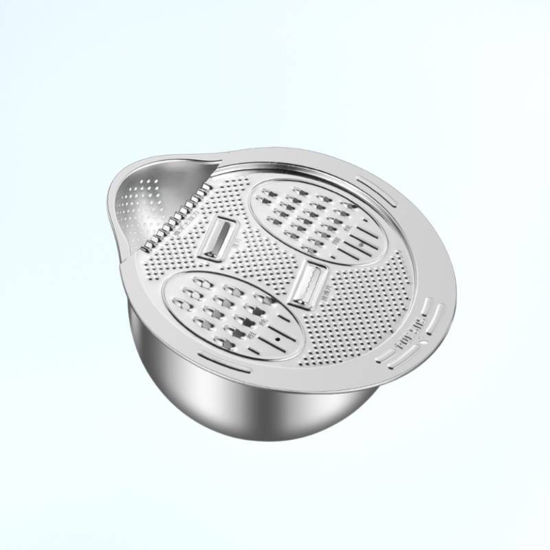 두꺼운 스테인리스 쌀 씻기 볼