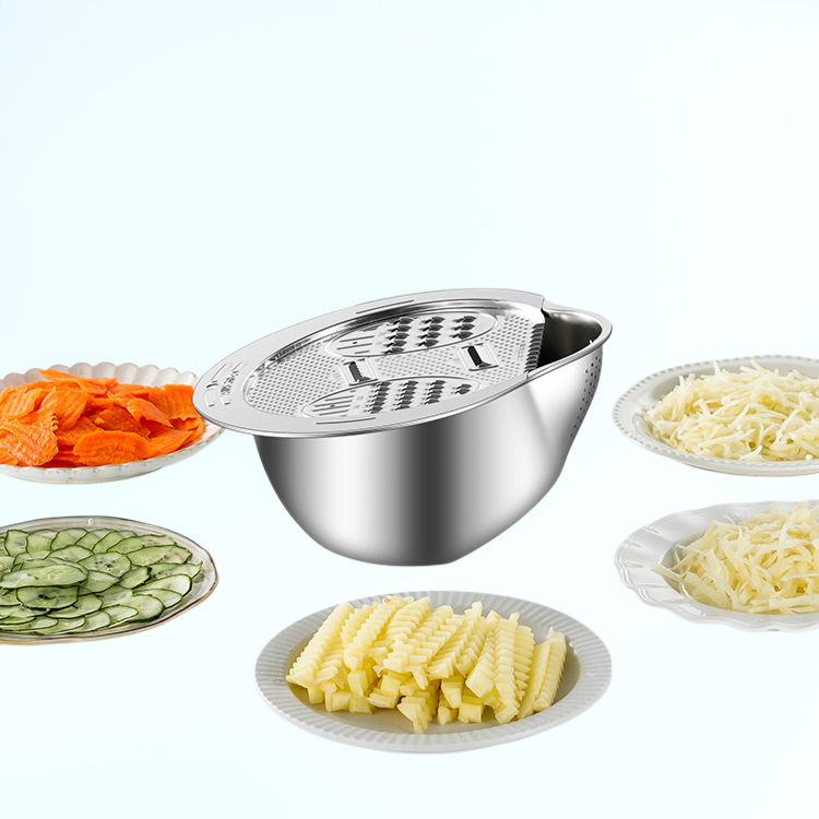 두꺼운 스테인리스 쌀 씻기 볼