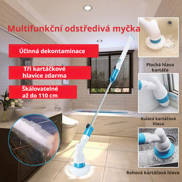 Elektrický čisticí kartáč pro domácnost 