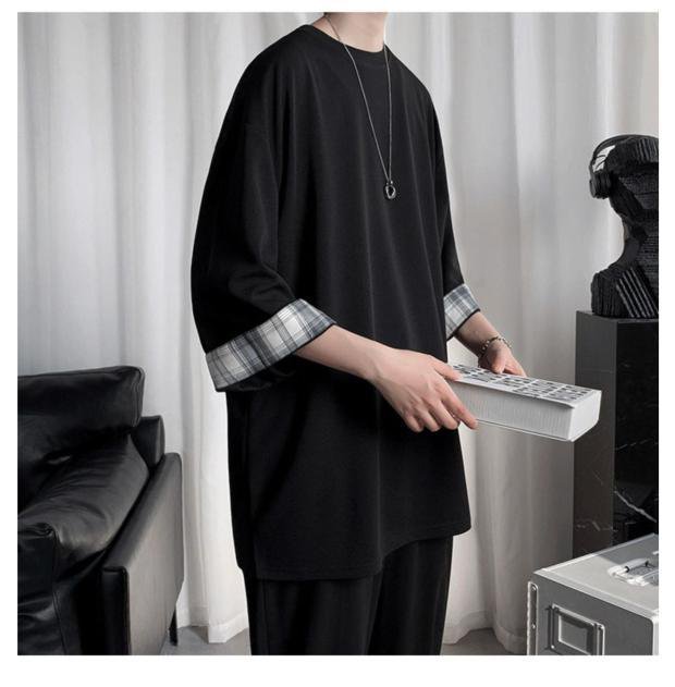 ラウンドネックビッグサイズTシャツ素材感