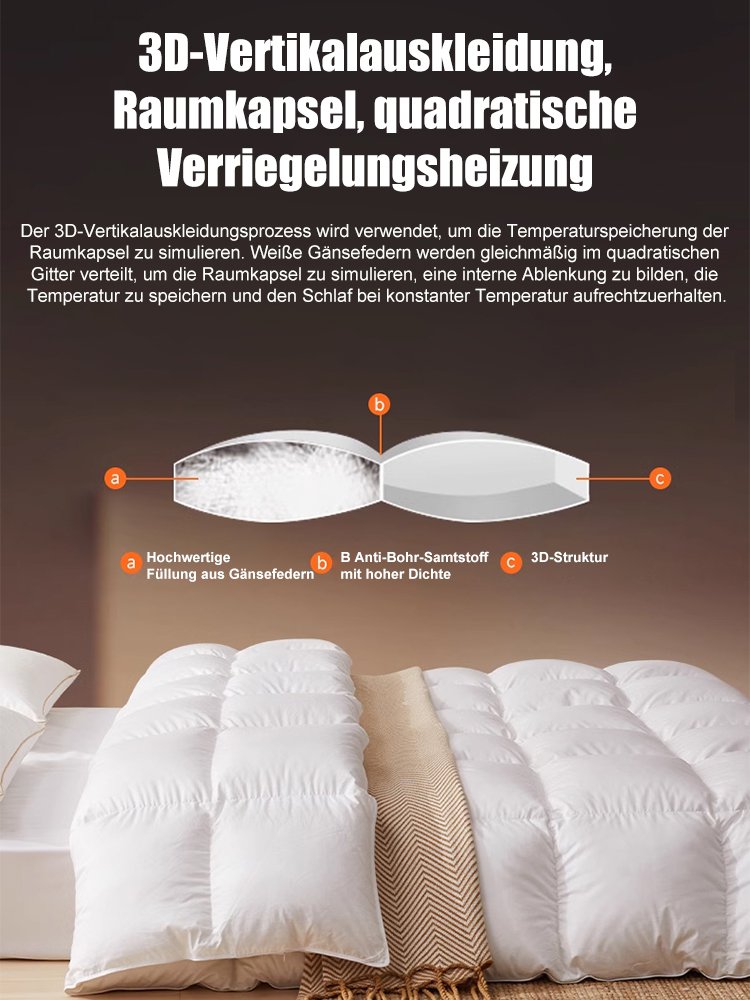 【Fünf-Sterne-Hotel-Edition】Luxuriöse Daunendecke