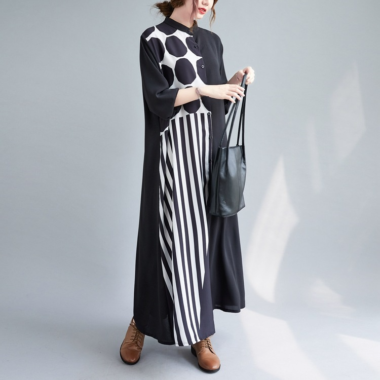 人気デザインのレディース長袖ワンピース