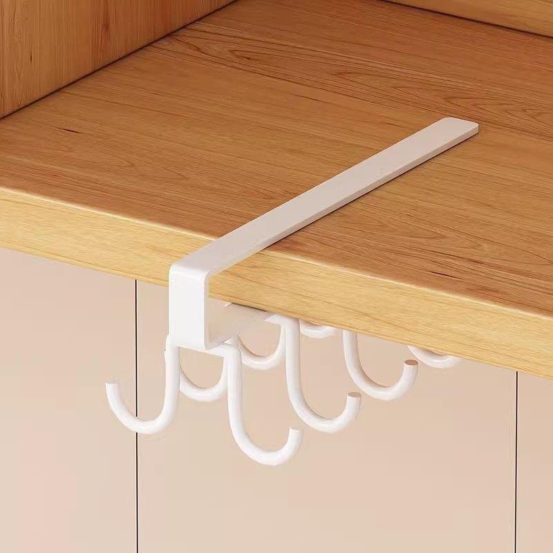 주방 행거 무펀치 가정용 수저걸이 물컵걸이 찬장걸이 행거걸이 후크 정리 수납장