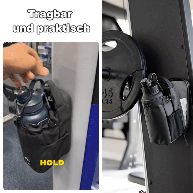 Magnetische Fitness-Wasserbechertasche mit großem Fassungsvermögen