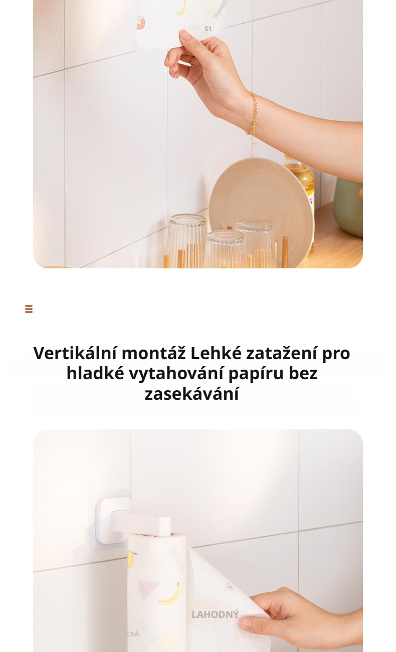 Moderní nerezový držák do kuchyně