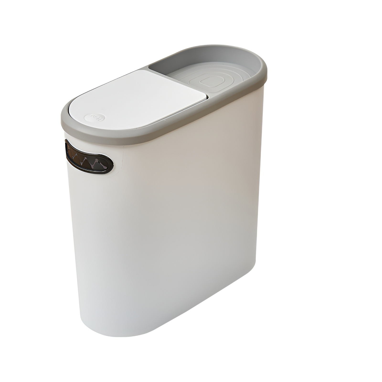 クリエイティブゴミ箱 家庭用トイレゴミ箱 リビングルーム キッチンゴミ箱 バスルーム 隙間ゴミ箱 蓋付き プッシュ式ゴミ箱