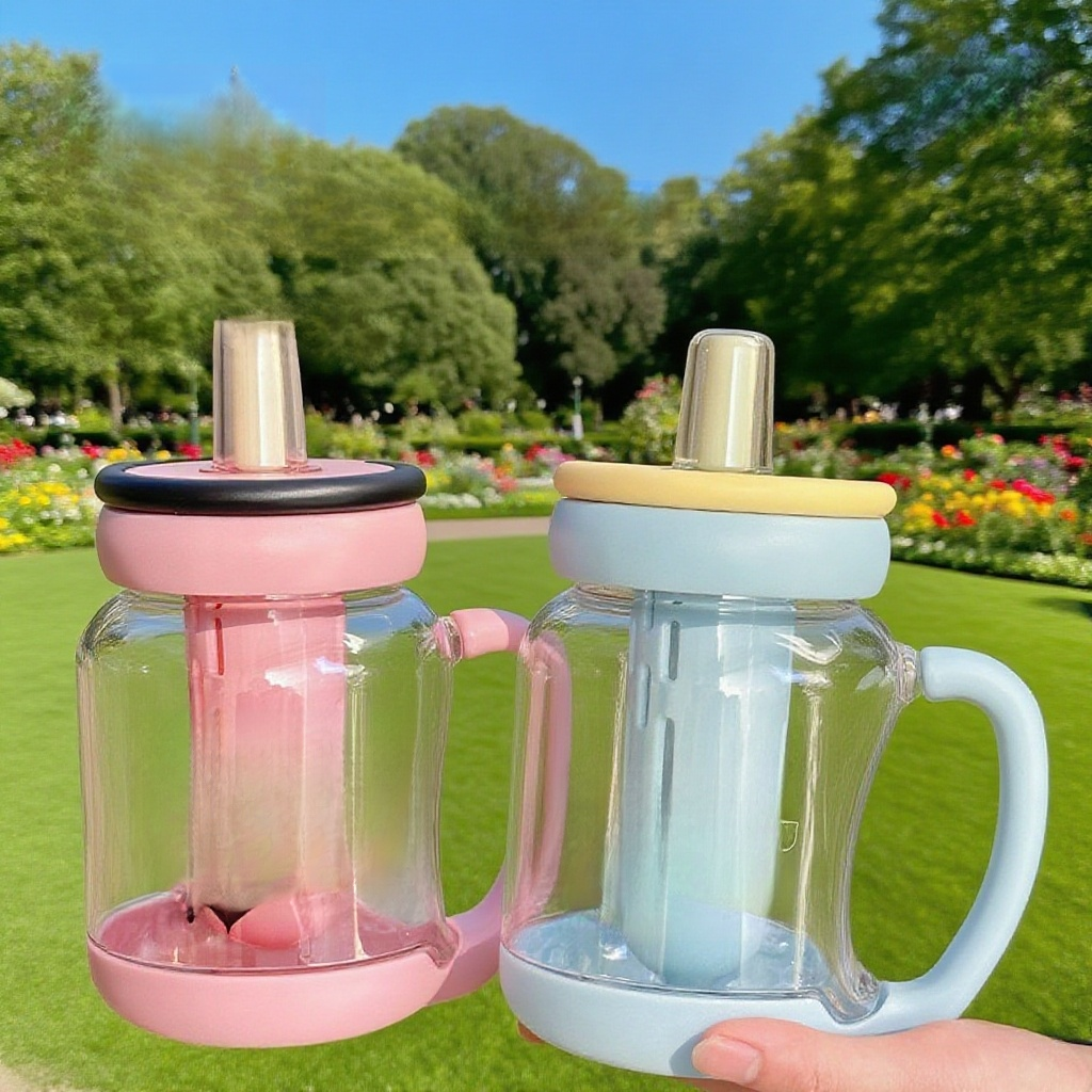 高顏值雲朵手柄塑膠杯