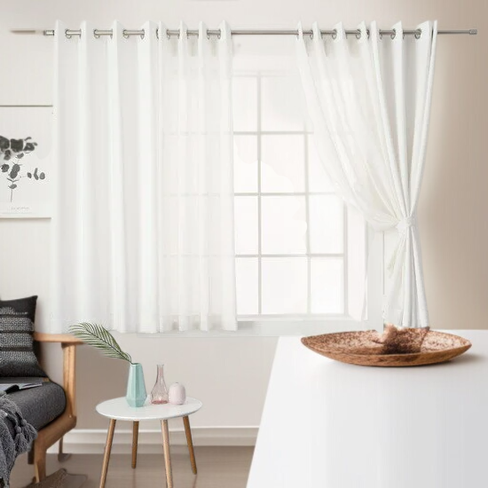 자외선 차단 금강사 커튼 백사 커튼 불투과 광투과 방충망 스크래치 방충 커튼