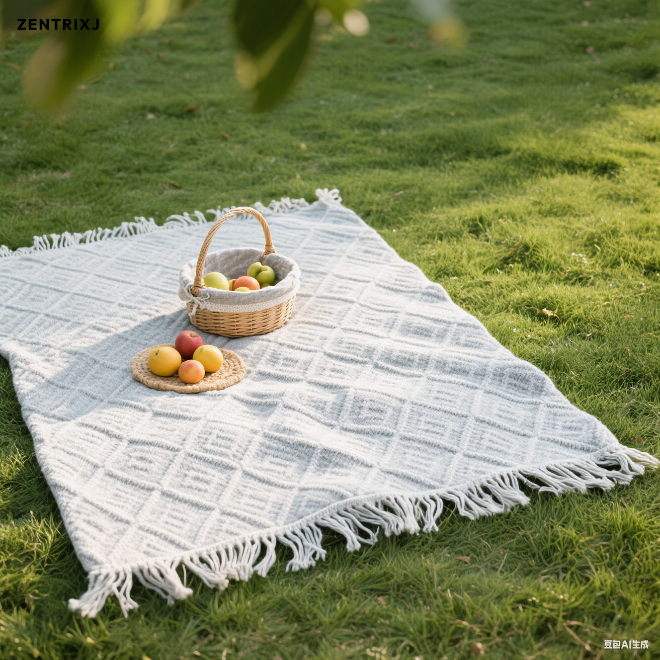 Miękki, solidny koc bawełniany