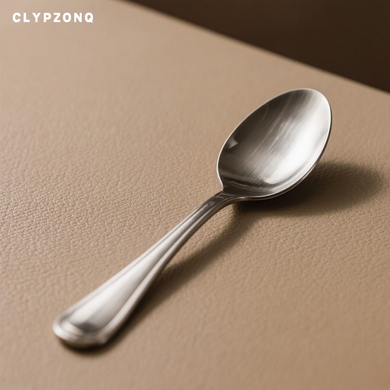 ステンレス製のスプーン