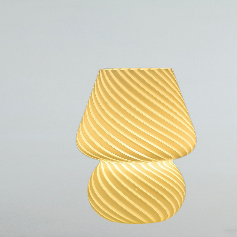 빈티지 스탠드 USB 버섯 램프