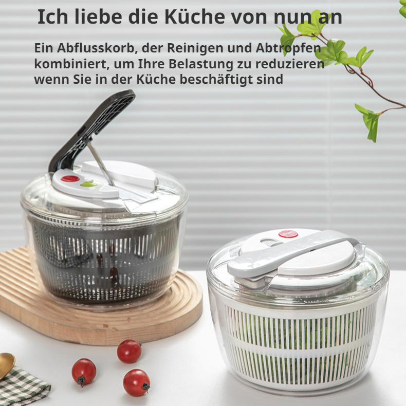 Manuelle Presse Obst und Gemüse Dörrgerät Wasserschleuder Home Küche Obstsalat Dörrgerät