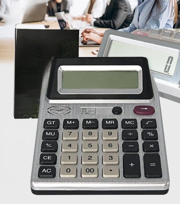 12หลัก เครื่องคิดเลข2จอ