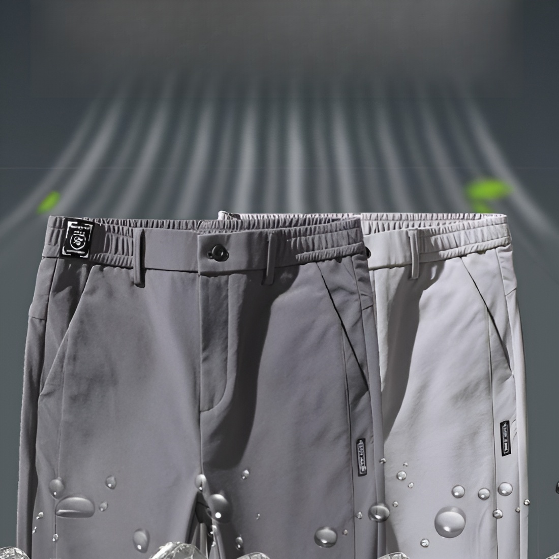 メンズ ロングパンツ 夏服 冷感パンツ アイスシルクパンツ 接触冷感 薄手 涼しい イージーパンツ ストレッチ 夏 春 秋