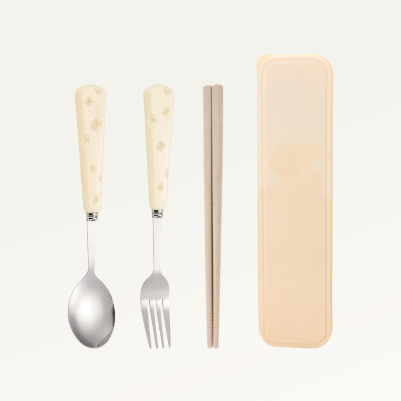 귀여운 치즈 식기 3종 세트