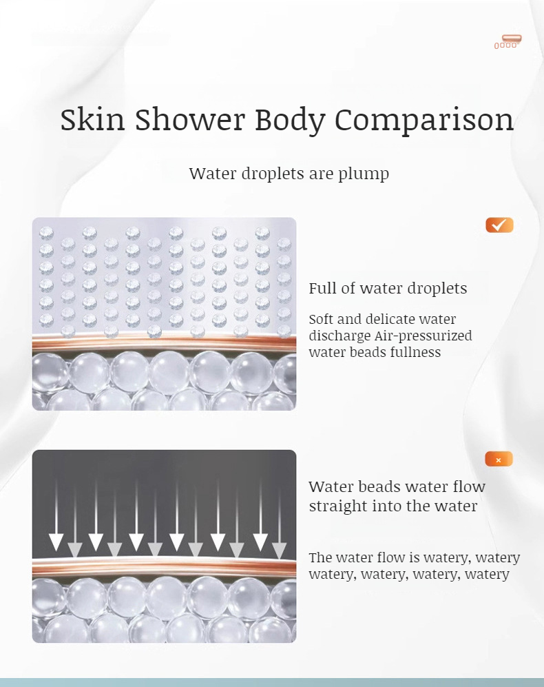 Handheld showerhead boosting water pressure