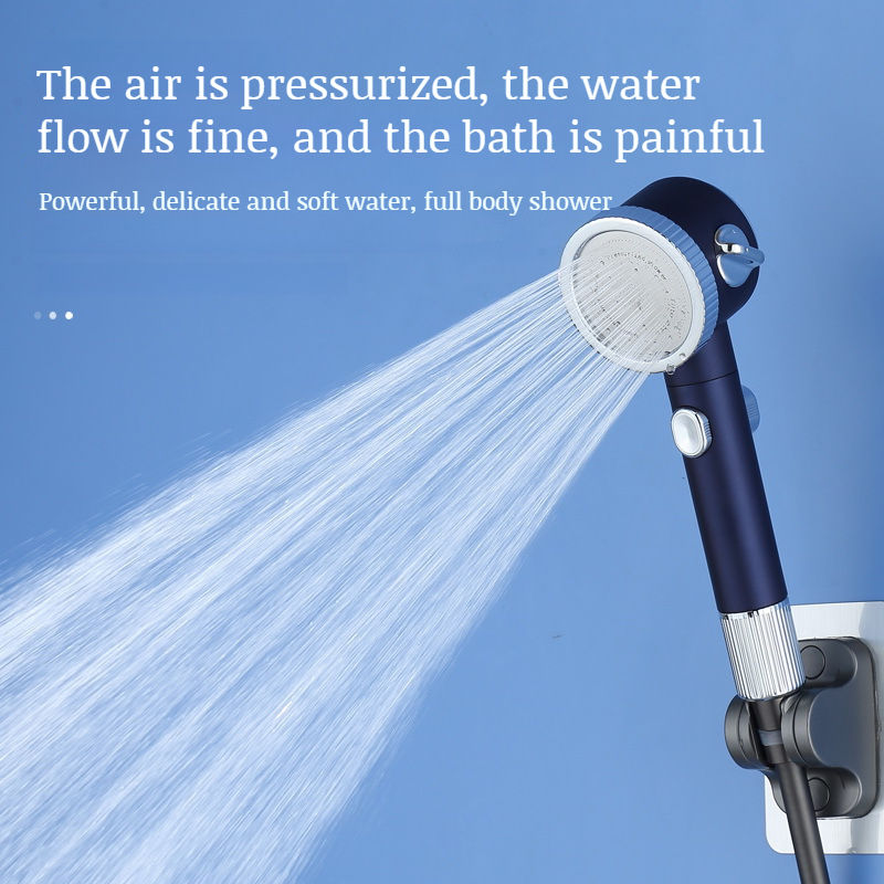 Powerful Booster Showerhead Handheld Filtered Faucet Bath