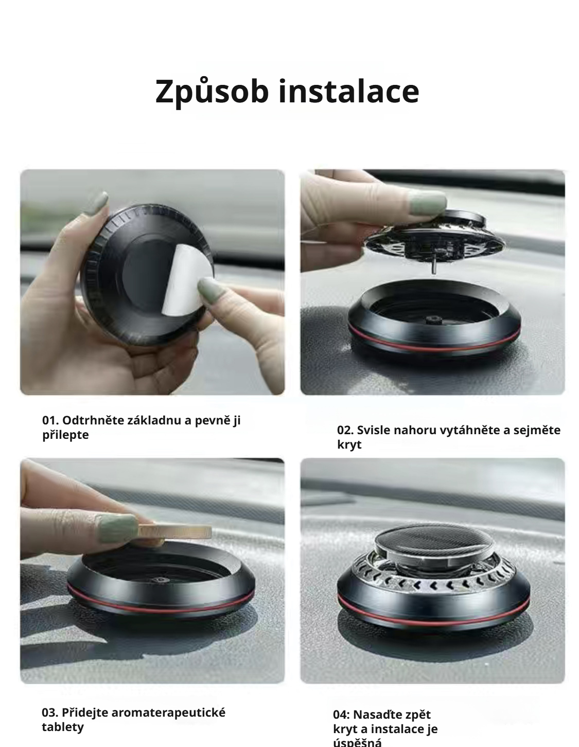 Automobilový osvěžovač vzduchu s moderním vzhledem