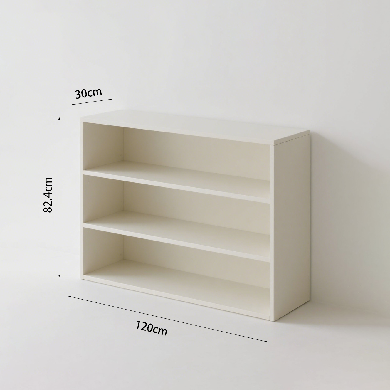 Mueble zapatero resistente de madera maciza con acabado natural