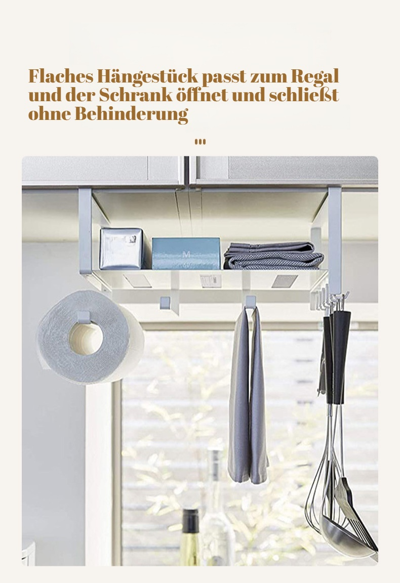 Platzsparendes Küchenregal für Schränke