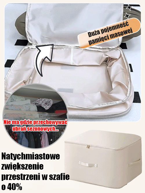 Trzywarstwowa składana torba do przechowywania kompresji