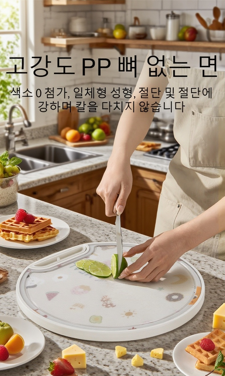 가정용 양면 항균 스탠딩 도마 전체 이미지