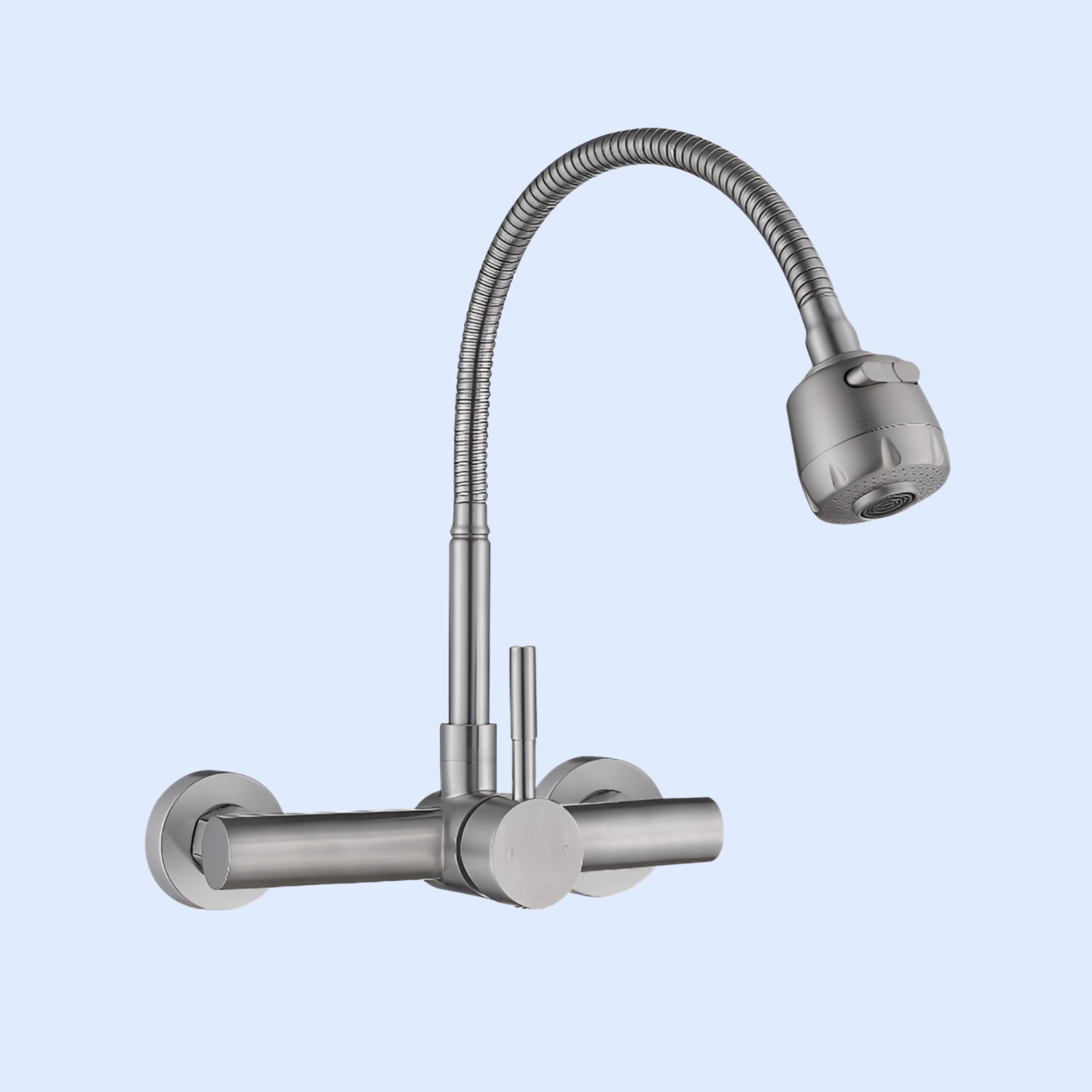 ステンレス製埋め込み型シャワー混合水栓