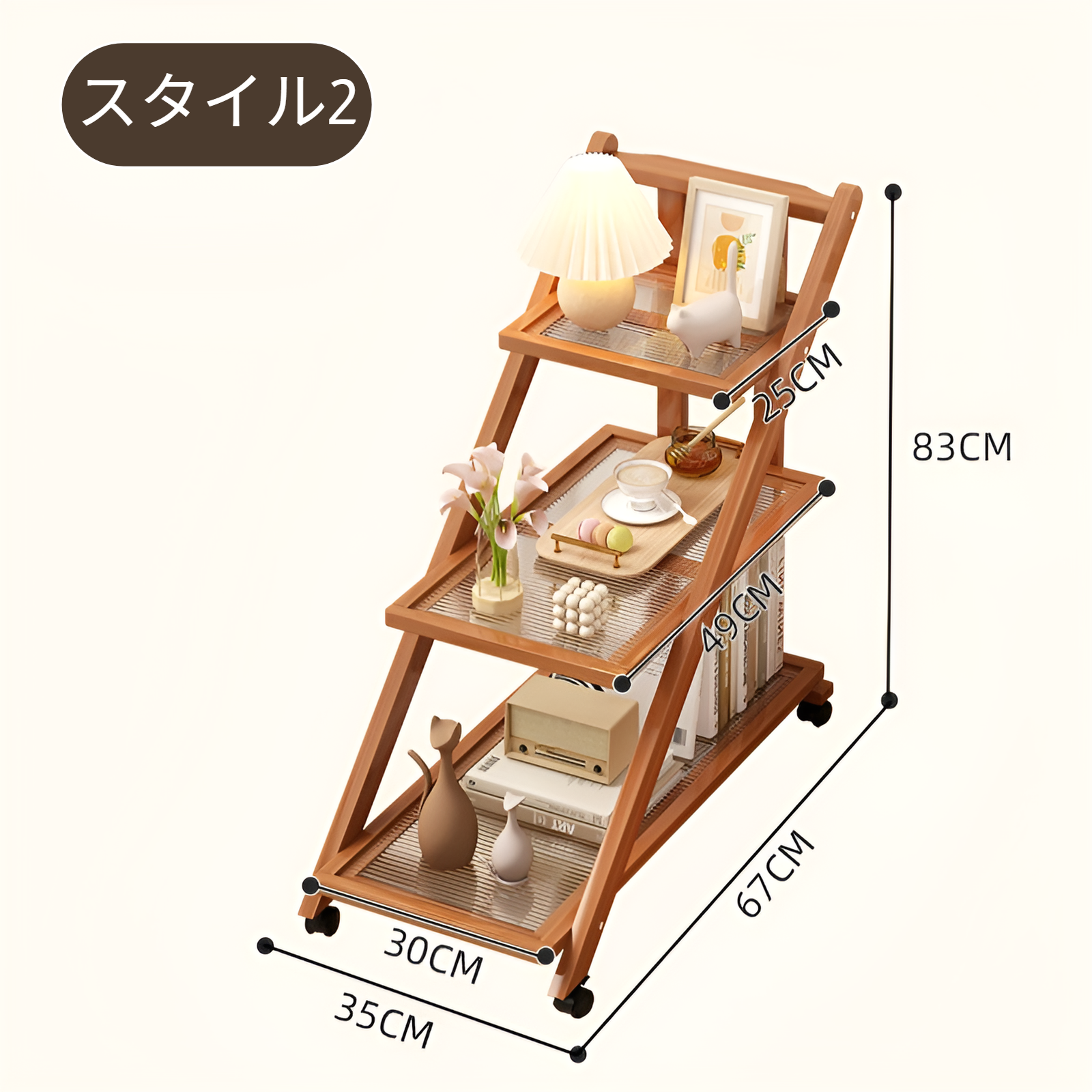 サイドテーブル 可動式コーヒーテーブル ソファサイドテーブル ベッドサイドテーブル ホームコーナーテーブル リビングルーム フロアトロリー 収納ラック
