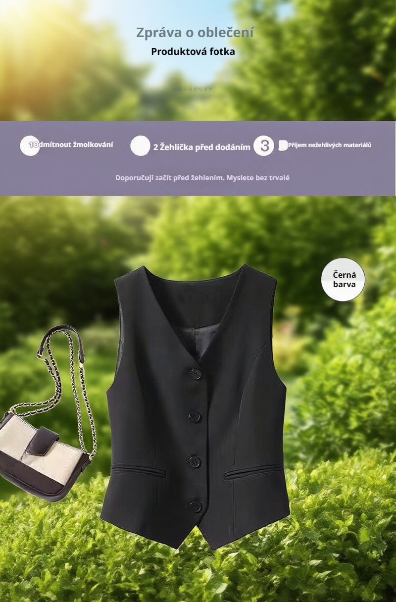 Pohodlná vesta pro každodenní nošení