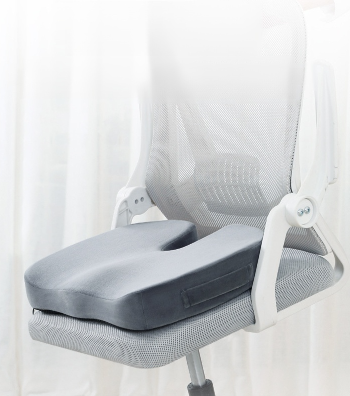 Sitzkissen, Büro, Sitzstuhl, Hocker, Studentenkissen, Memory-Schaum-Sitzkissen, atmungsaktives Furzk