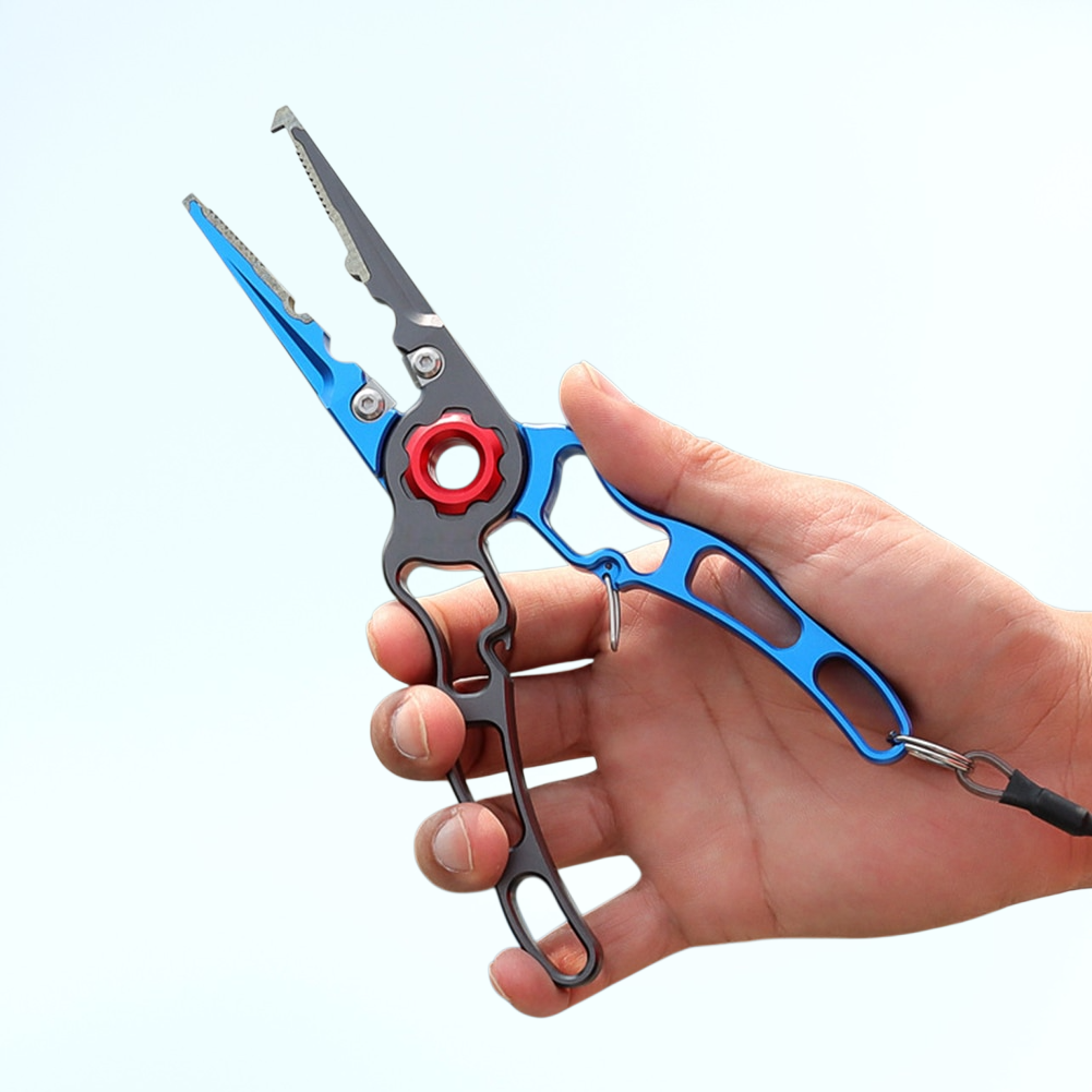 คีมล่อปลาความแม่นยำสูง คีมปากยาวโลหะผสมอลูมิเนียม