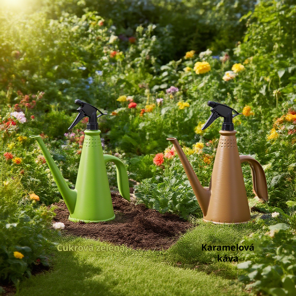 Dvouúčelový postřikovač a konev pro zalévání květin, domácí ruční tlakový sprej