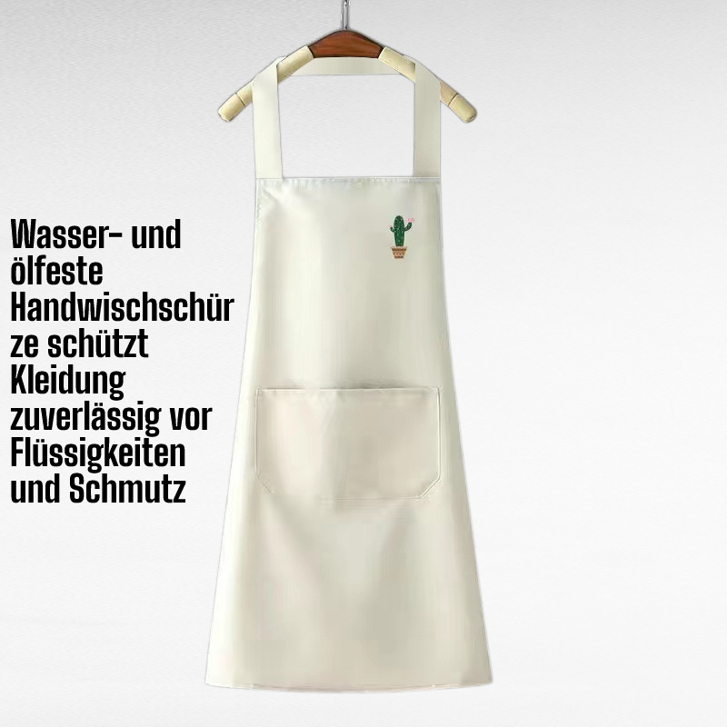 Wasser- und ölfeste Handwischschürze