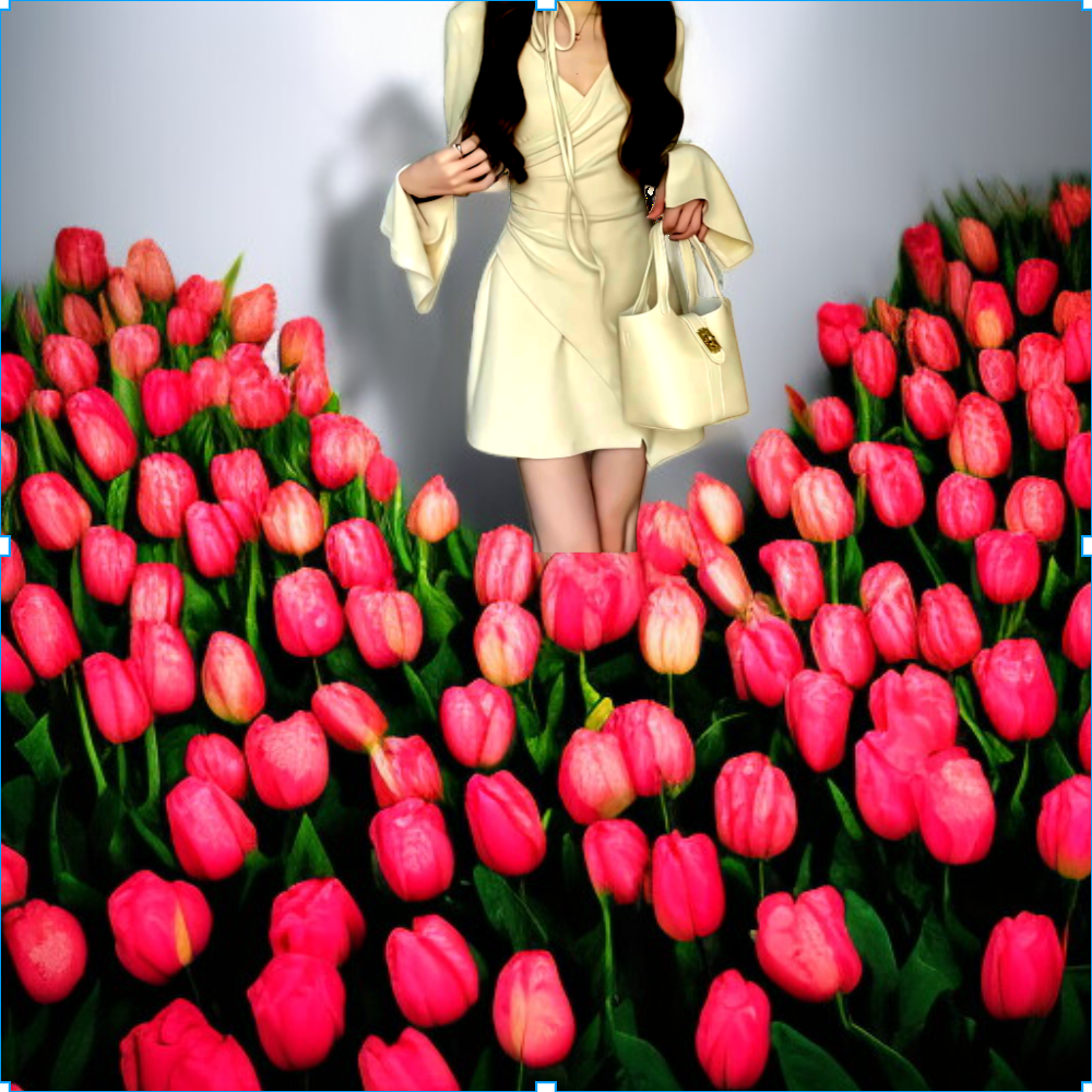 Vネック長袖ロングカシミヤニットワンピース