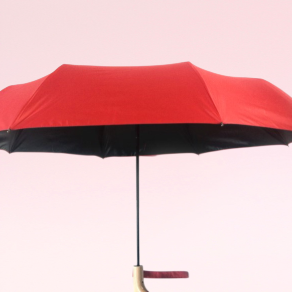 ร่มพับด้ามหัวเป็ดโลโก้ที่กำหนดเอง ร่มพับอัตโนมัติ