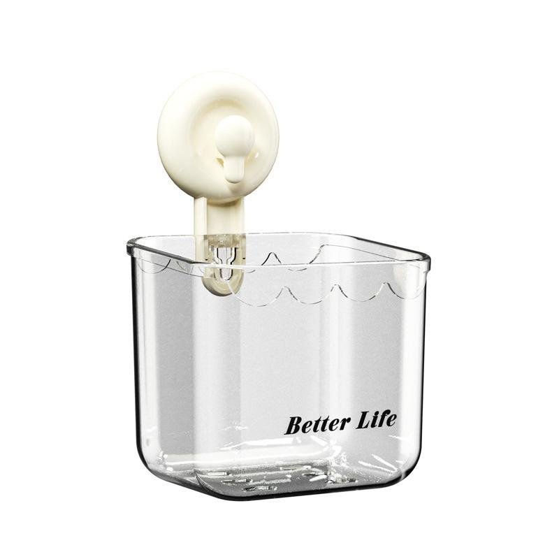 Suction cup waste face towel storage box wall-mounted toilet face towel rack toilet sink bathroom