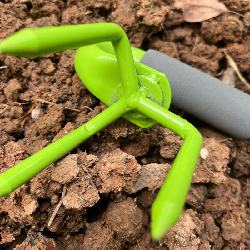 耕す・ほぐす スチールフォーク タマネギフォーク 軽量で使いやすい ガーデニング オールインワン ソリッド