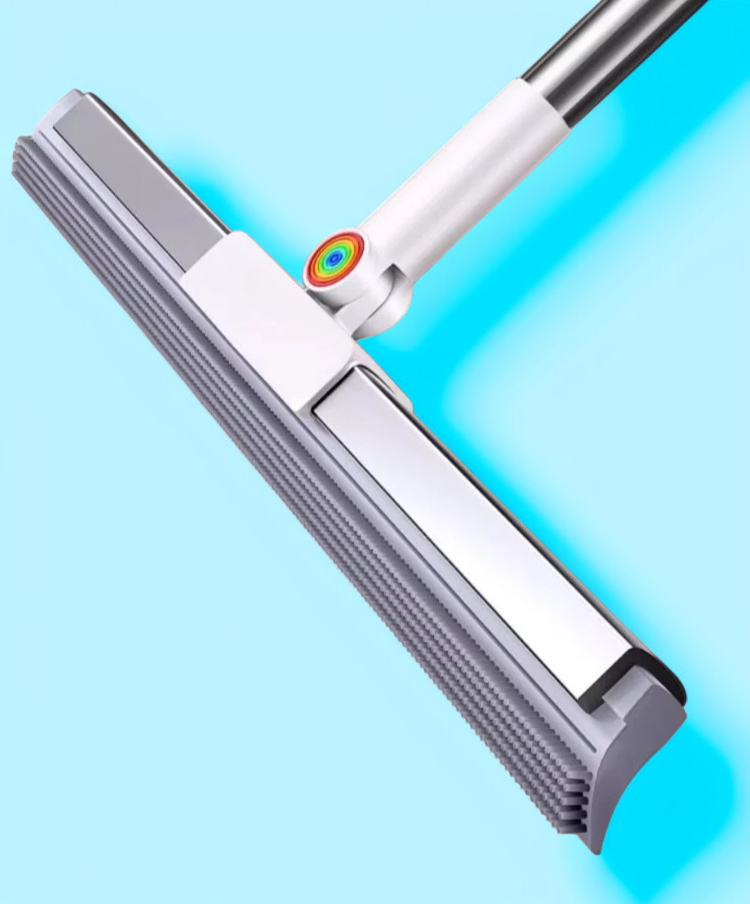 Balai magique ajustable pour salle de bain et maison