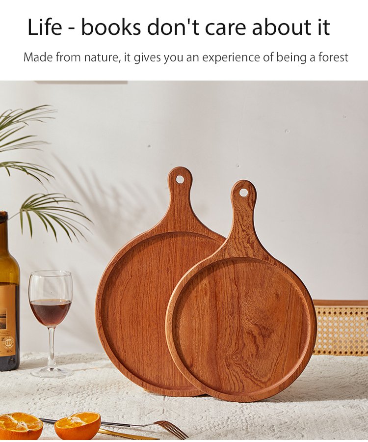 Solid Wood Cheese Board for Gourmet Dining and Entertaining