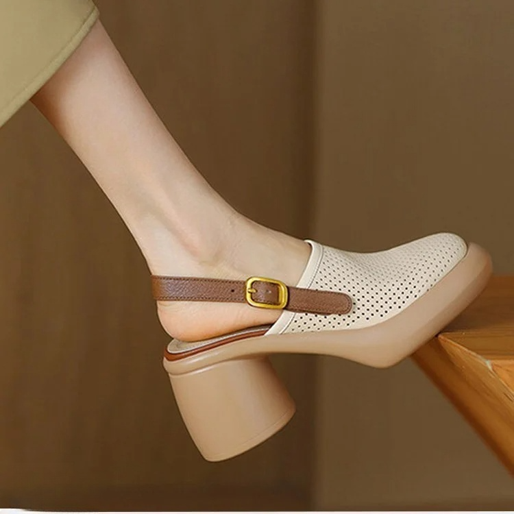 厚底メッシュサンダル