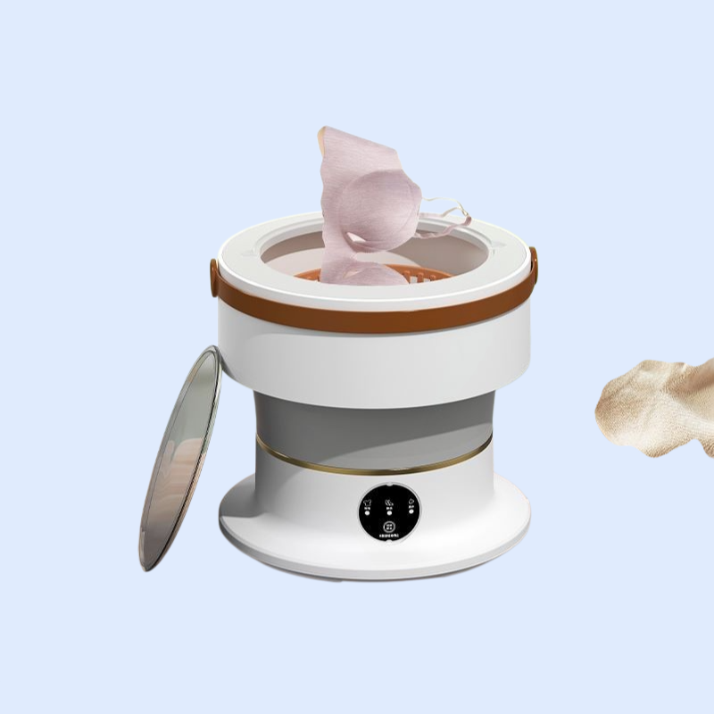 8리터 접이식 휴대용 미니 세탁기