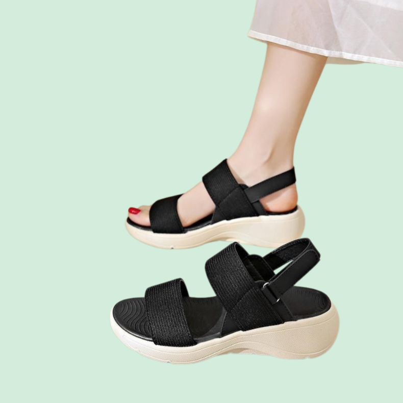 여성 컴포트 스니커즈 통굽 샌들 스니커즈 여성 샌들