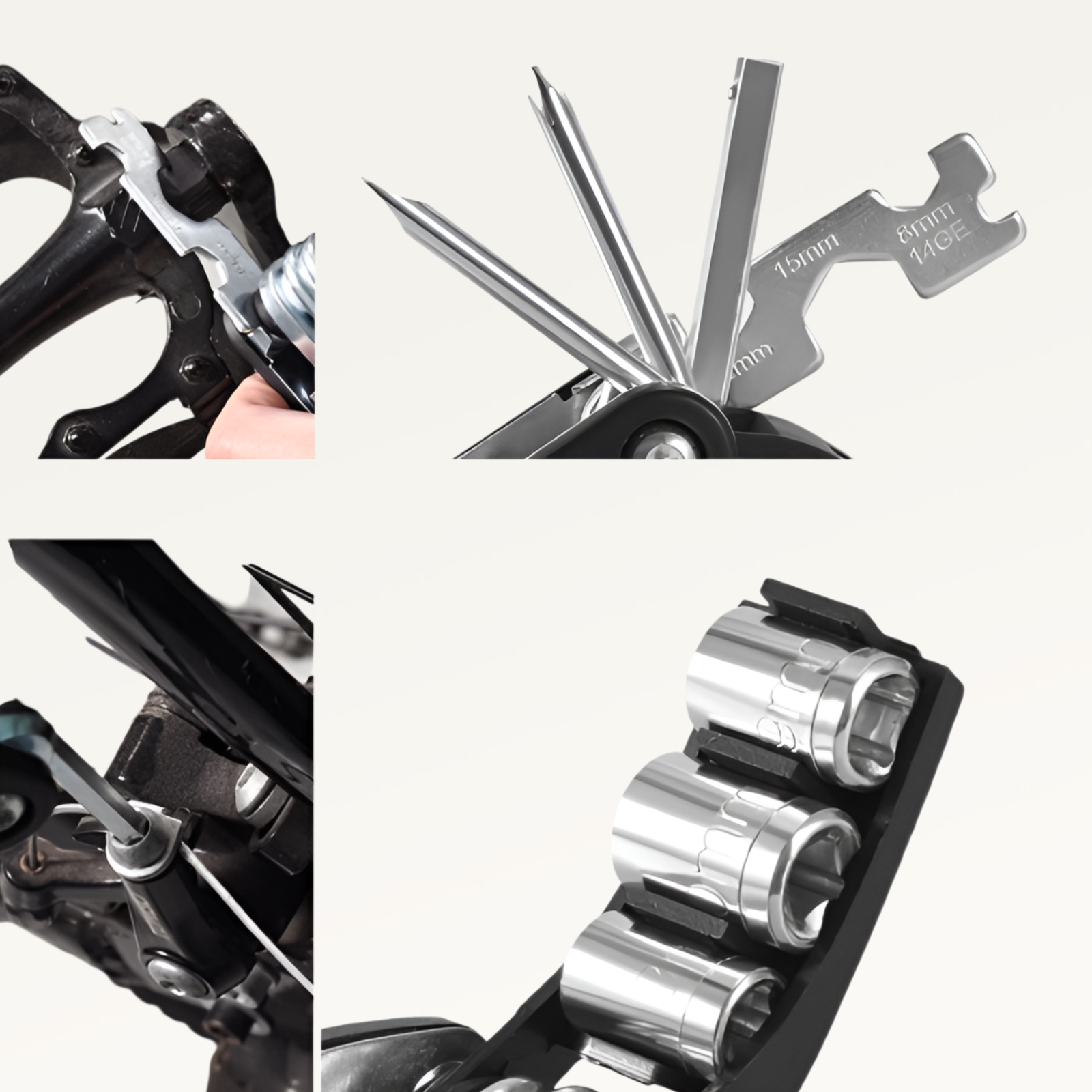 Bicycle repair tools 16 in 1 screwdriver set