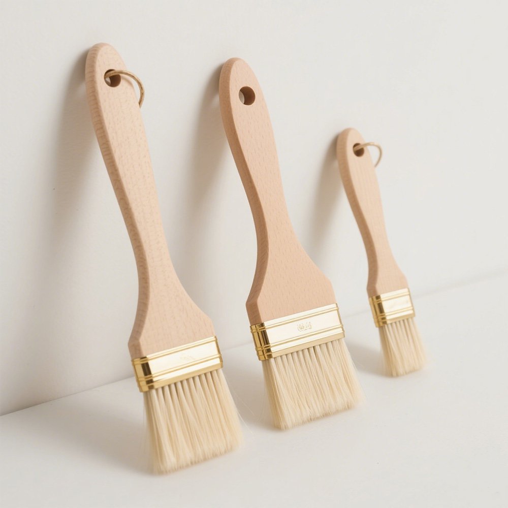 高品質で耐久性のあるキッチン用ソフト毛オイルブラシ